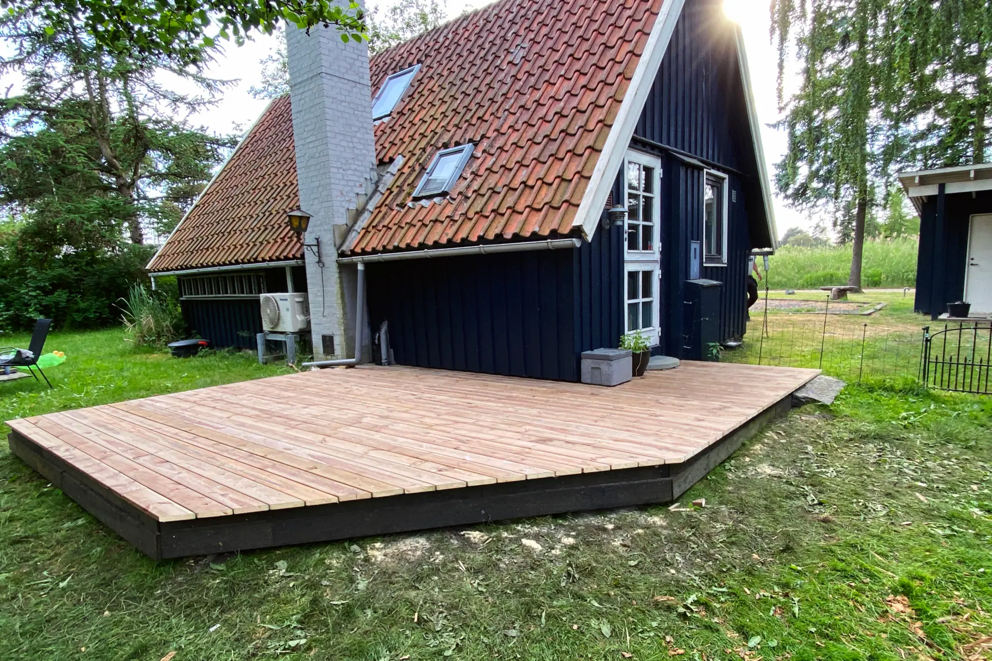 25 m² træterrasse ved Vordingborg
